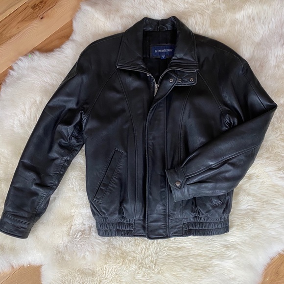 London Fog Other - Men’s London Fog black leather jacket